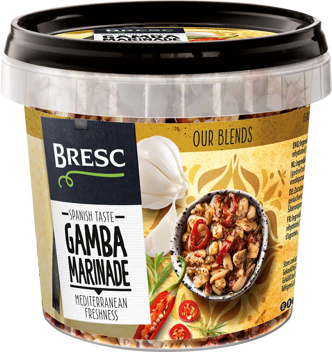 Bresc Gamba Prawn Marinade 6x 325g mediterrane Würz-Paste Prawn Beize