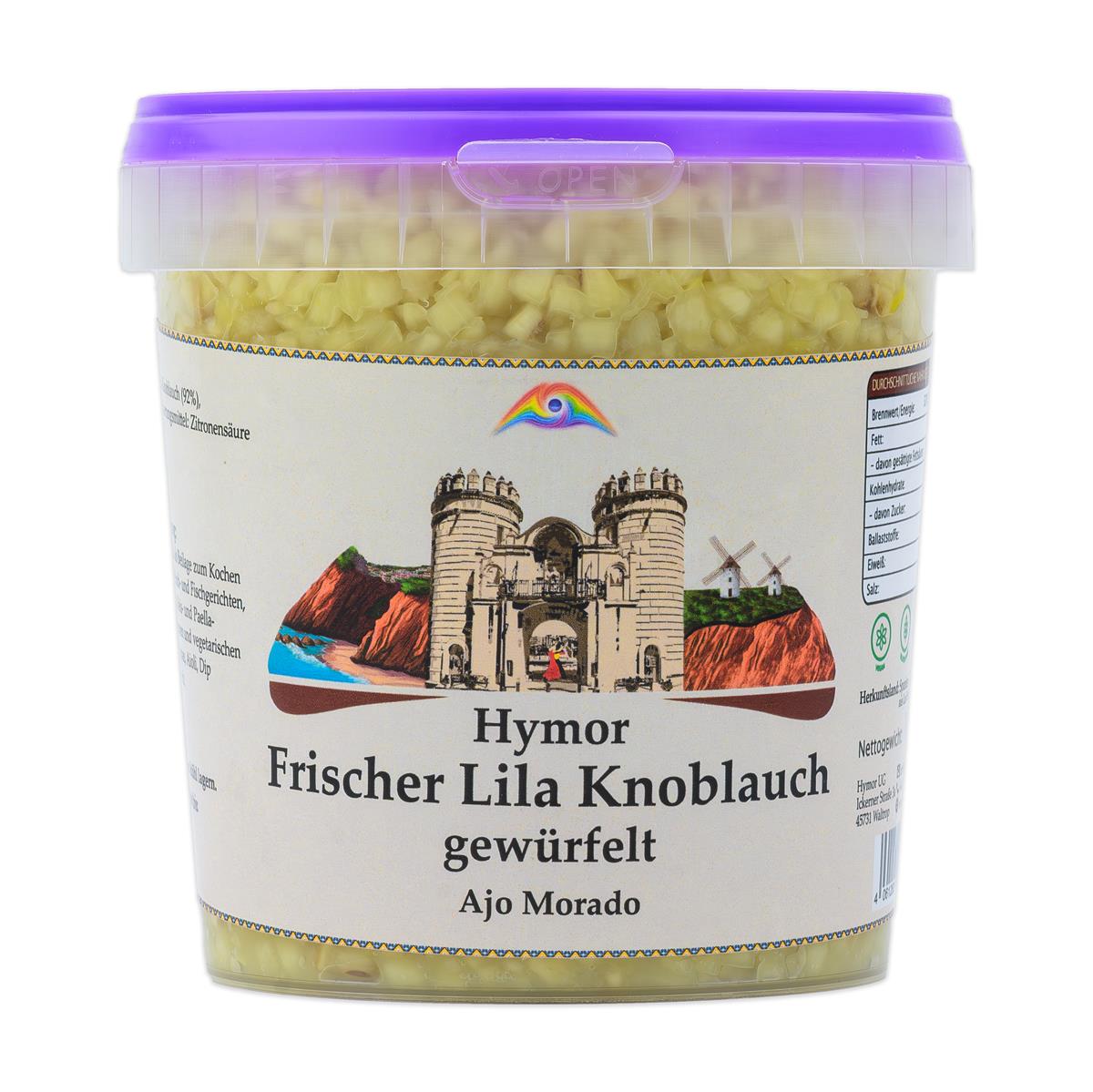 Hymor frischer Knoblauch gewürfelt 6x 1kg Spanien