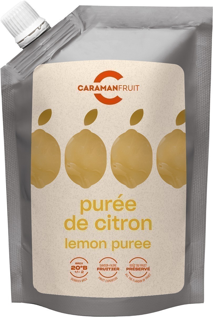 Caramanfruit Zitronen Frucht-Püree 8x 1kg angenehm säuerlich