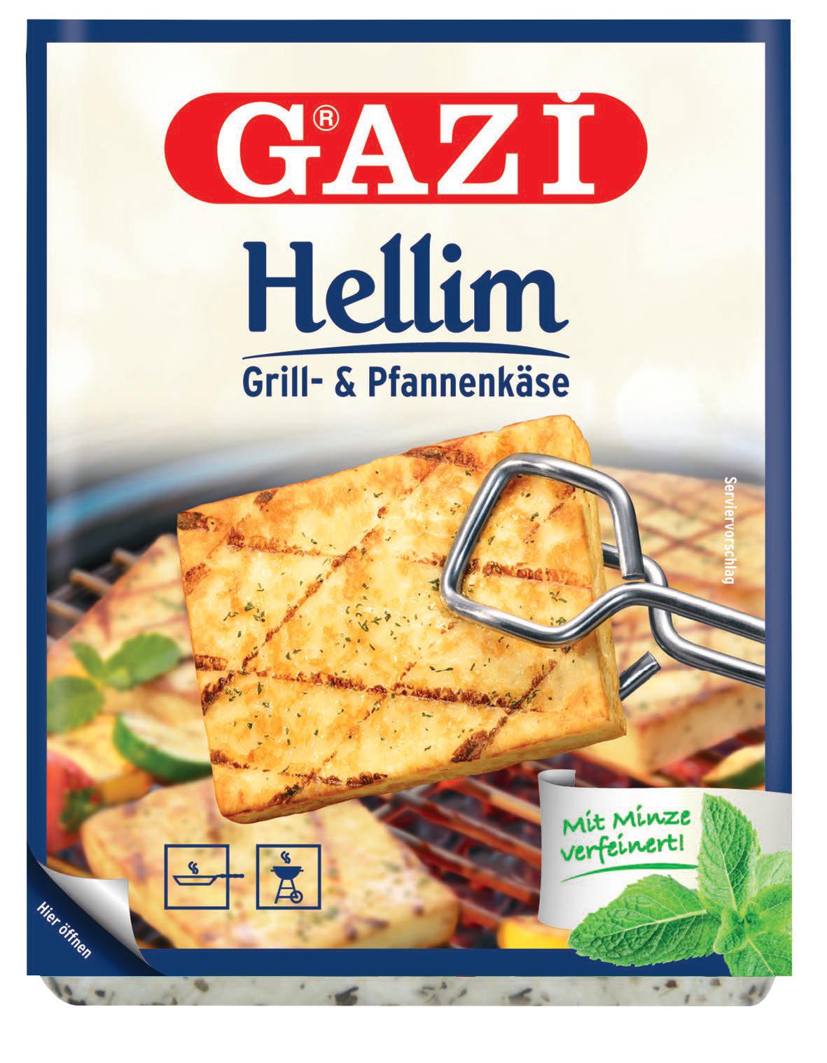 Gazi Hellim Grillkäse 6x 250g mit Minze 45% Fett i.Tr. Pfannenkäse