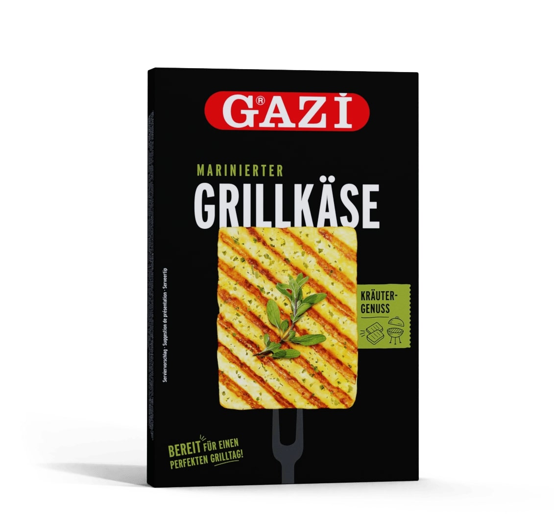 Gazi Marinierter Grillkäse Kräutergenuss 6x 188g 45% Fett i.Tr.