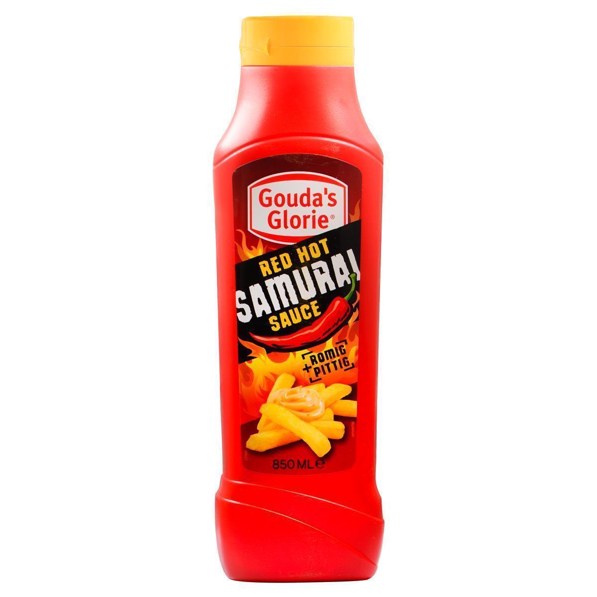 Gouda´s Glorie Red Hot Samurai Sauce 8x 850ml Squeeze