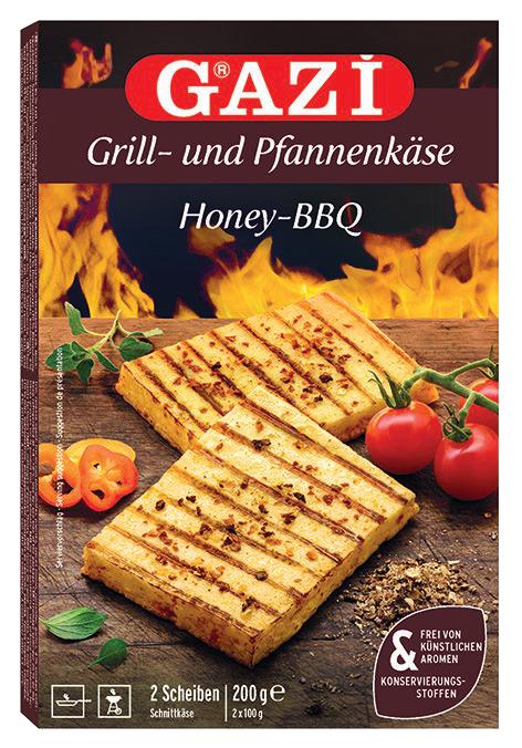 Gazi Grill- und Pfannenkäse Honey-BBQ 6x 200g 45% Fett i.Tr. Grillkäse