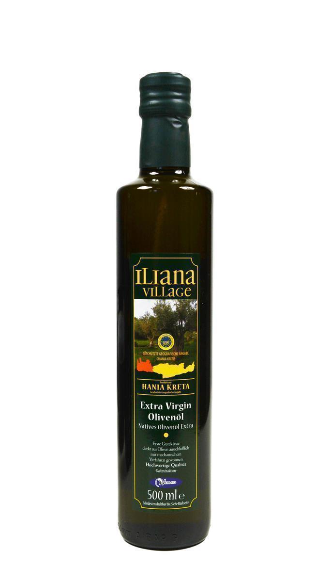 Iliana Village extra natives Olivenöl 2x 500ml Flasche Kreta Chania