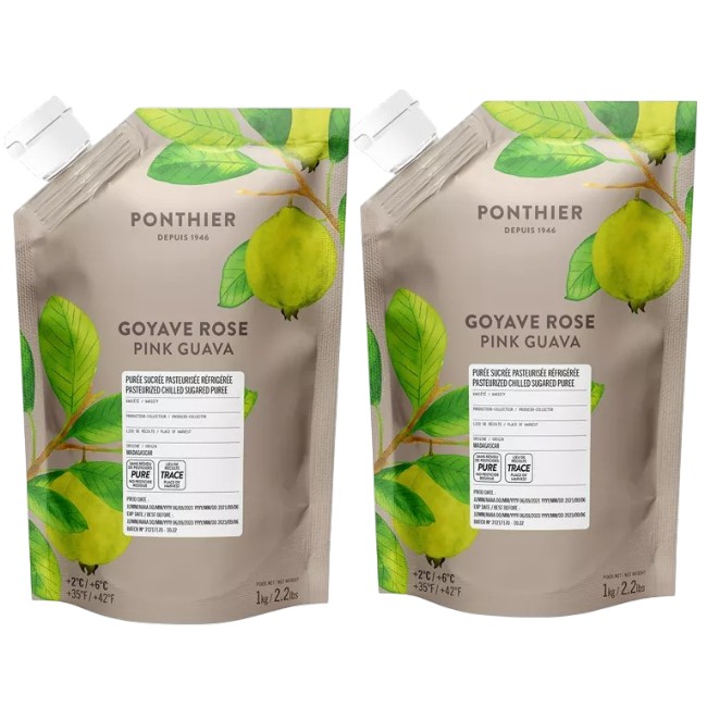 Ponthier GUAVE PÜREE Zitrus-Frucht-Püree Guavenmark 2x 1KG
