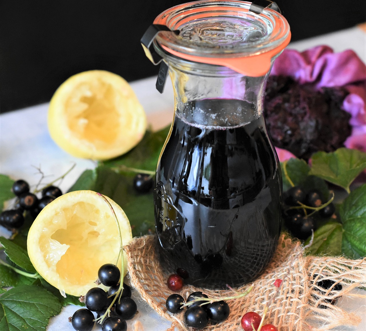 Caramanfruit Schwarze-Johannisbeeren-Püree 8x 1kg Cassis-Frucht-Püree 