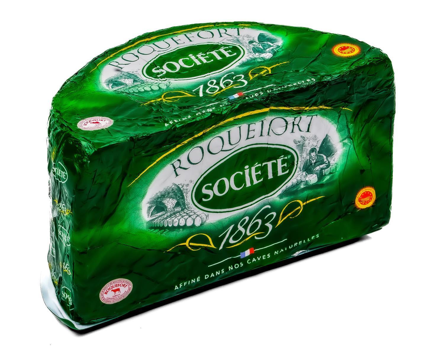 Roquefort-Käse ca. 1,3KG französischer Blau-Schimmel-Käse AOP