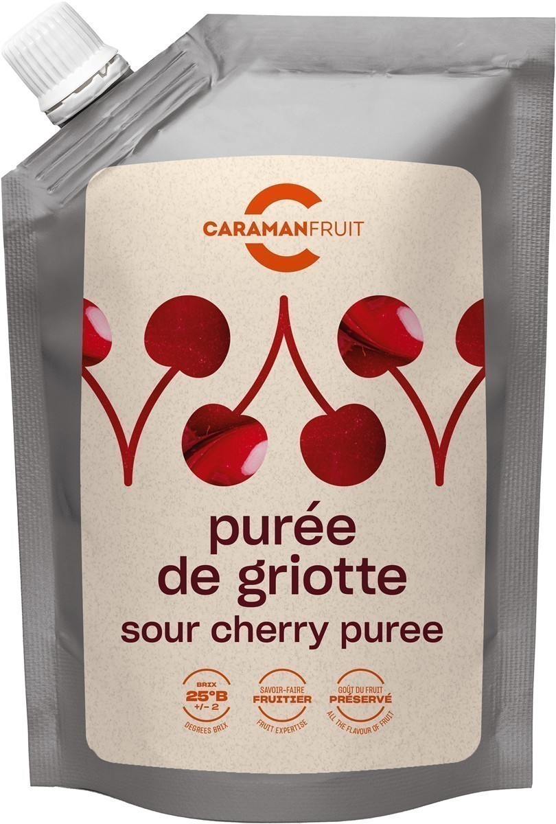 Caramanfruit Sauerkirschen-Püree 8x 1kg leicht säuerliches Weichsel-Püree