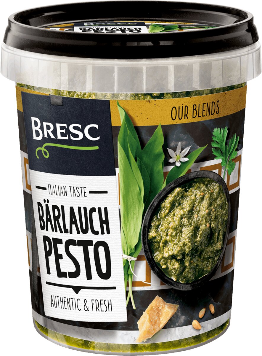 Bresc Bärlauch Pesto 1x 450g aromatisches Pesto mit Bärlauch