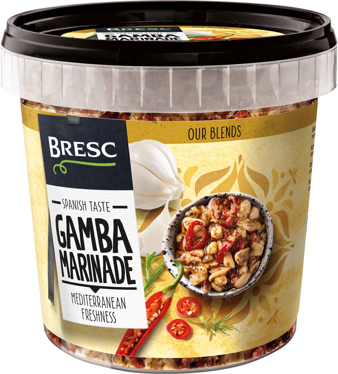 Bresc Gamba Shrimps Marinade 6x 1kg Gewürzmischung mediterrane Würz-Paste