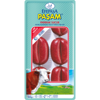 Efepasa Pasam Parmak Sucuk 2x 1kg türkische Knoblauch-Wurst aus Rindfleisch