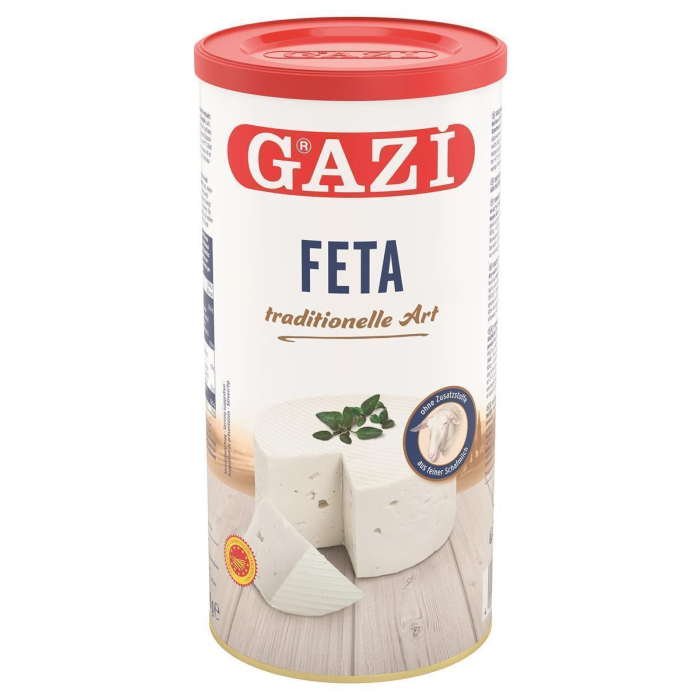 Gazi Feta Salzlake 800g Dose 43%Fett i.Tr. 100% Schafsmilch