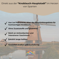 Hymor frischer Knoblauch gewürfelt 6x 1kg Spanien