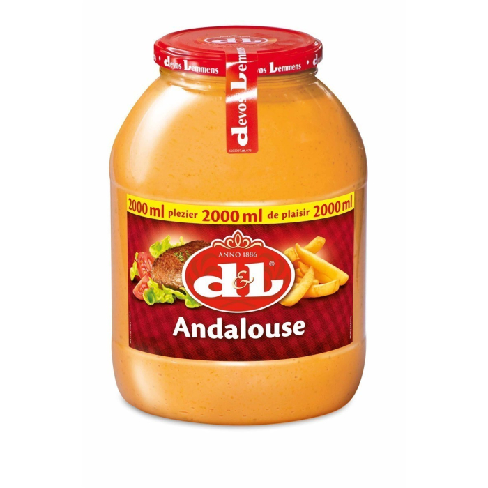 D&L Andalouse Sauce Classics 6x 2000ml PET pikant cremig mit Tomate Senf