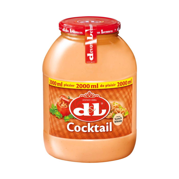 D&L Cocktail Sauce 2x 2000ml PET cremig als Dip oder Topping