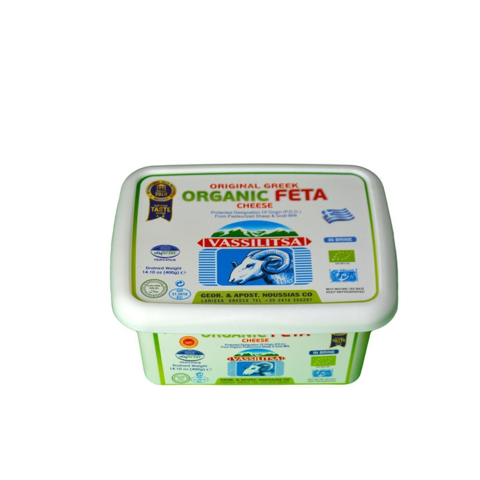 Vassilitsa BIO Feta 400g Schafkäse Schafskäse Feta-Käse Behälter Griechenland