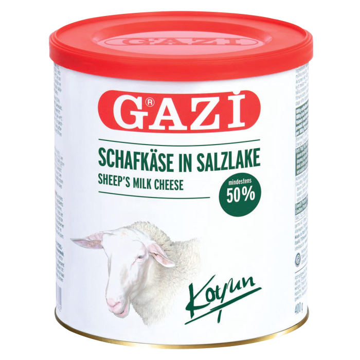 Gazi Schafskäse Lake 400g 50%Fett i.Tr. Koyun peyniri