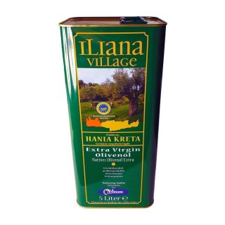 Iliana Village kaltgepresstes natives Oliven&ouml;l 5 Liter aus Kreta Griechenland