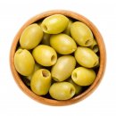 Hymor Marokkanische Oliven 2x 380g gr&uuml;ne Oliven entsteint pikant aus Marokko