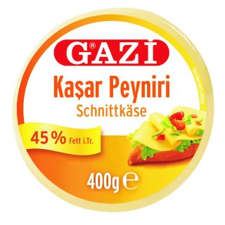 Gazi Kashkaval 3x 400g 45% Fett i.Tr. Kasar Peynir