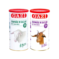 Gazi Schafs- u. Ziegenkäse Set Lake 2x800g 50%Fett