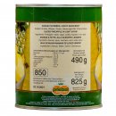 Cana Ananas in Scheiben 12x 490g leicht gezuckert eingelegte Ananas Obstkonserve