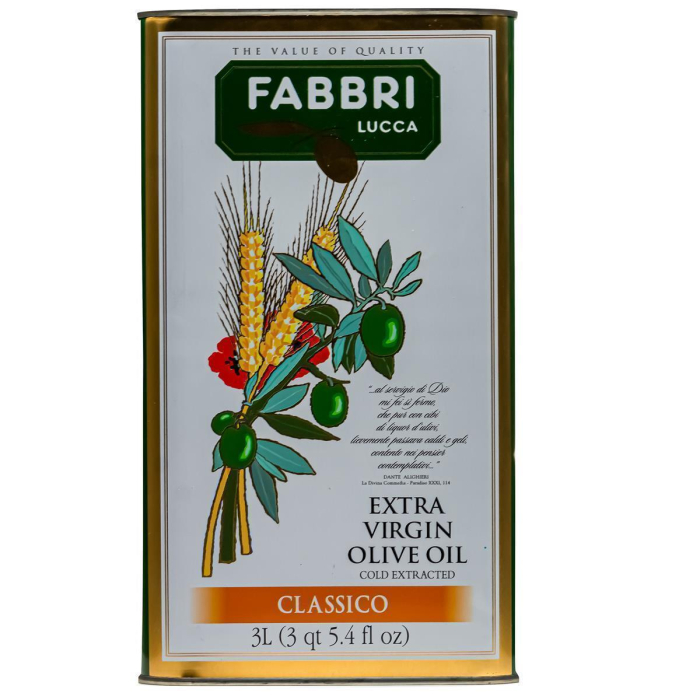 Fabbri Lucca Classico Natives Olivenöl 2x 3 Liter extra vergine Italien Toskana