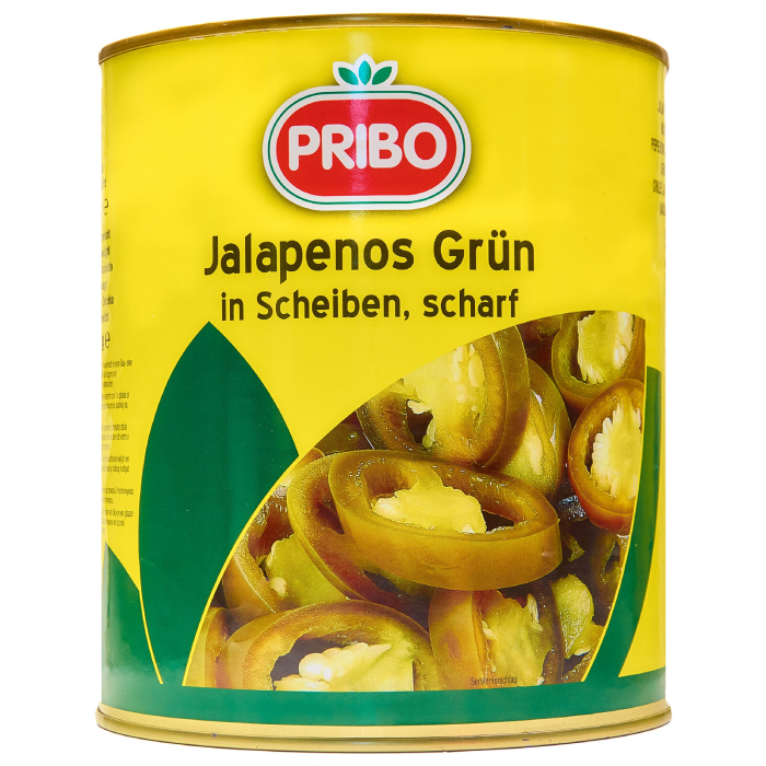 HYMOR GRÜNE JALAPENOS FM 2850g ATG 1700g in Dose feurig scharfe Jalapeno-Peperoni