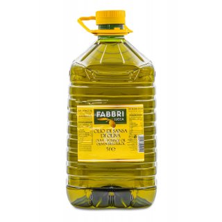 Fabbri Lucca Oliven&ouml;l 5 Liter Oliventrester &Ouml;l Olio di Sansa Italien Toskana