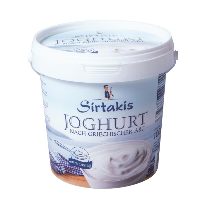Sirtakis Joghurt nach griechischer Art 2x 1kg extra cremig 10% Fett Sahnejoghurt