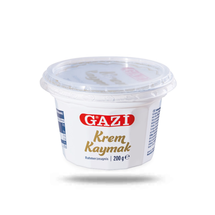 Gazi Krem Kaymak 24x 200g Rahmerzeugnis Rahm Schichtsahne 23% Fett aus Kuhmilch