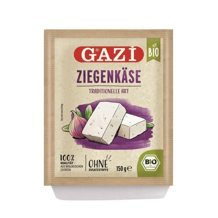 Gazi BIO Ziegenkäse traditionelle Art 6x 150g Lake 50% Fett i.Tr. Griechenland