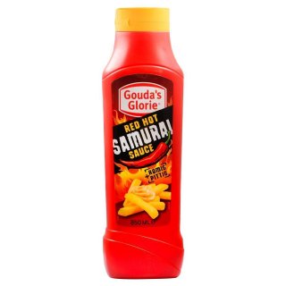 Red Hot Samurai Sauce 8x 850ml von Gouda&acute;s Glorie