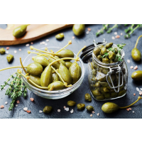 PRIBO eingelegte KAPERNBEEREN mit Stiel 400g