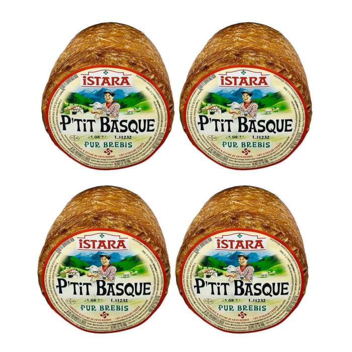 Istara P’TIT BASQUE 4x ca. 700g Petite-Basque-Schafs-Schnitt-Käse baskisch