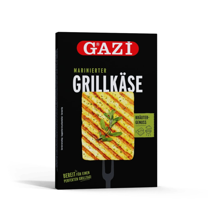 Gazi Marinierter Grillkäse 6x 188g Kräutermarinade