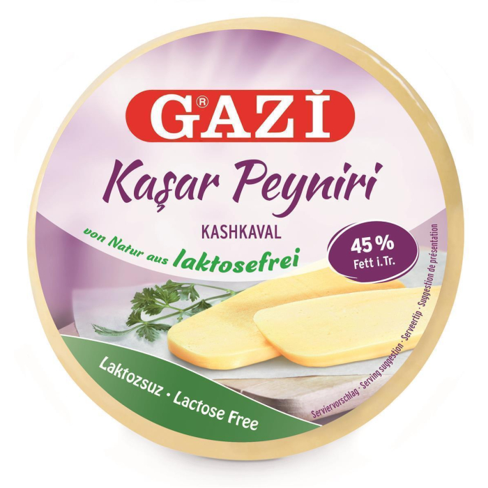 Gazi Kashkaval laktosefrei 3x 400g Pasta Filata Käse