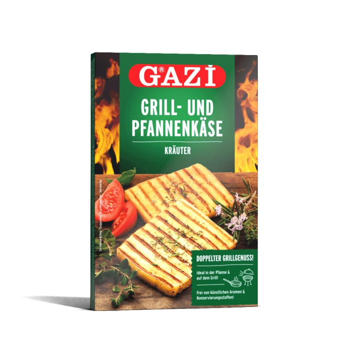 Gazi Grill- und Pfannenkäse Kräuter 200g Grillgenuss