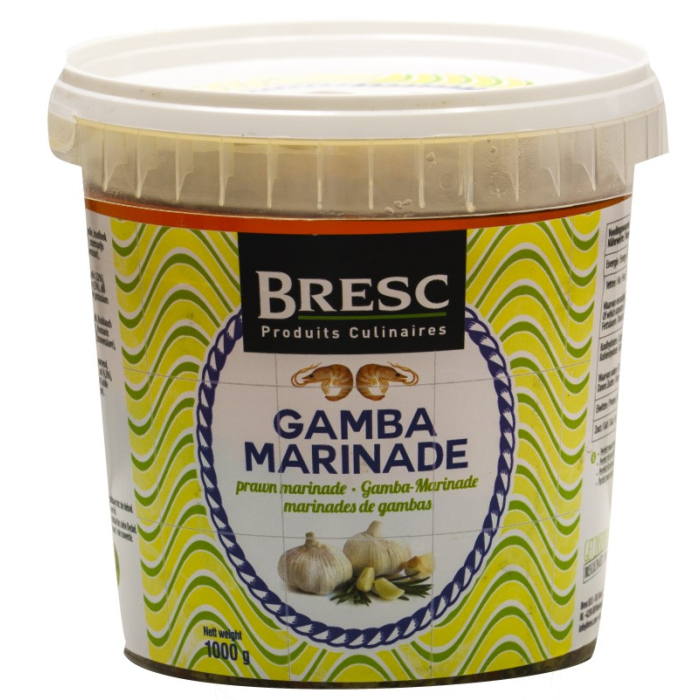 Bresc Gamba Shrimps Marinade 1x 1kg Gewürzmischung mediterrane Würz-Paste