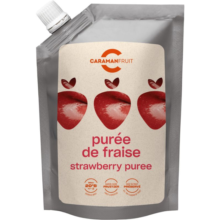 Caramanfruit Erdbeeren-Püree 1kg Erdbeere-Frucht-Püree
