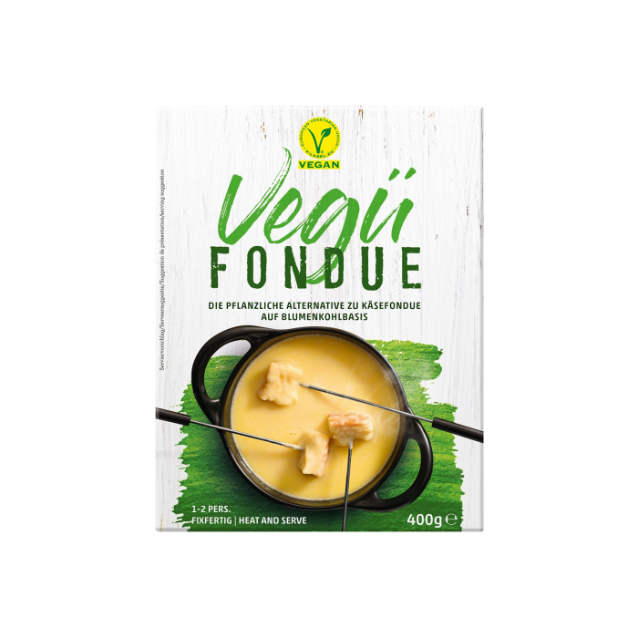 Vegü Fondue 400g Schweizer Käse-Fondue veganes Fondue