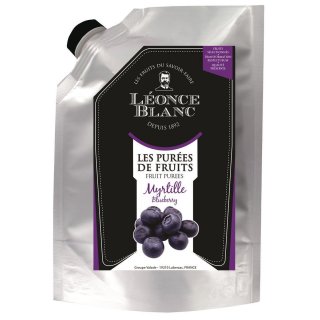 Leonce Blanc Heidelbeeren-P&uuml;ree 1kg Blaubeer-Frucht-P&uuml;ree