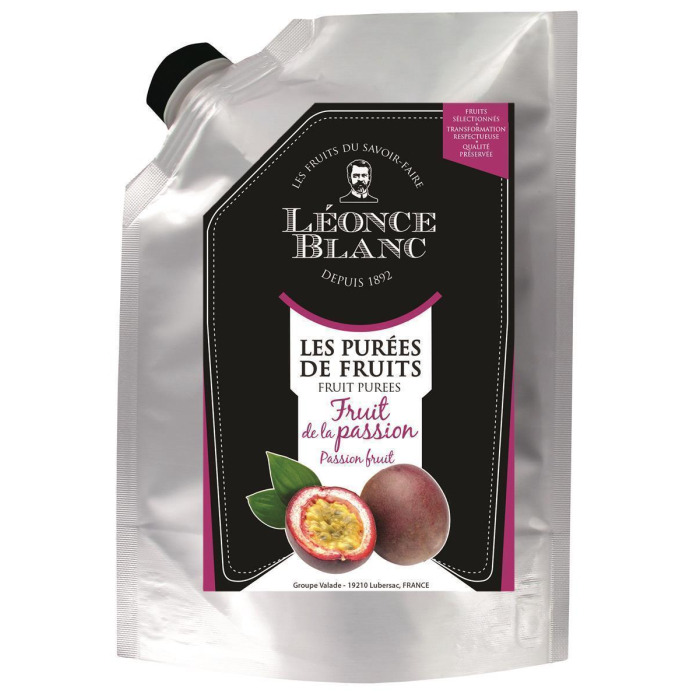 Leonce Blanc Passionsfrucht-Püree 1kg exotisches Maracuja Frucht-Püree