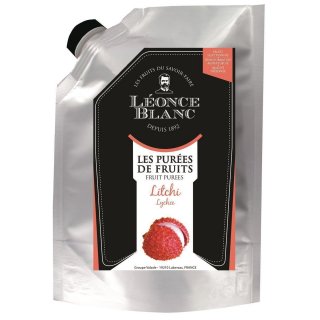 Leonce Blanc Litschi-P&uuml;ree 1kg exotisches Lychee Frucht-P&uuml;ree