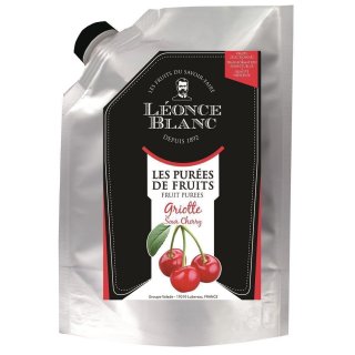 Leonce Blanc Sauerkirschen-P&uuml;ree 1kg leicht s&auml;uerliches Weichsel-P&uuml;ree