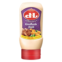 D&L Aioli Sauce 12x 300ml Allioli Dip Knoblauch-Mayonnaise