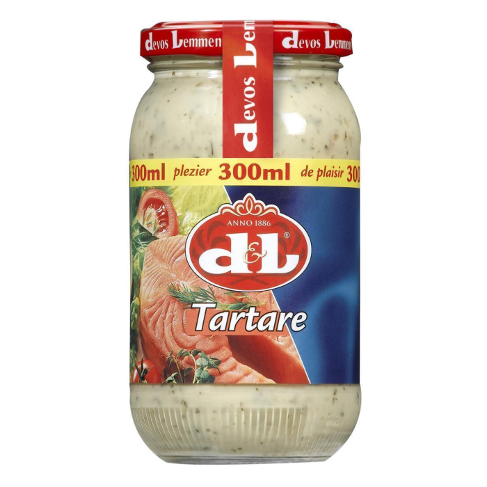 D&L Sauce Tartare 6x 300ml Glas französische Soße